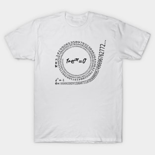 Euler: three fundamental constants T-Shirt